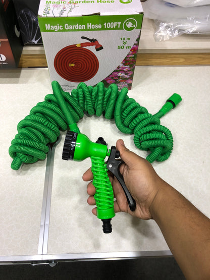 75FT/100FT Multifunctional Garden Hose Pipe With Jet Spray