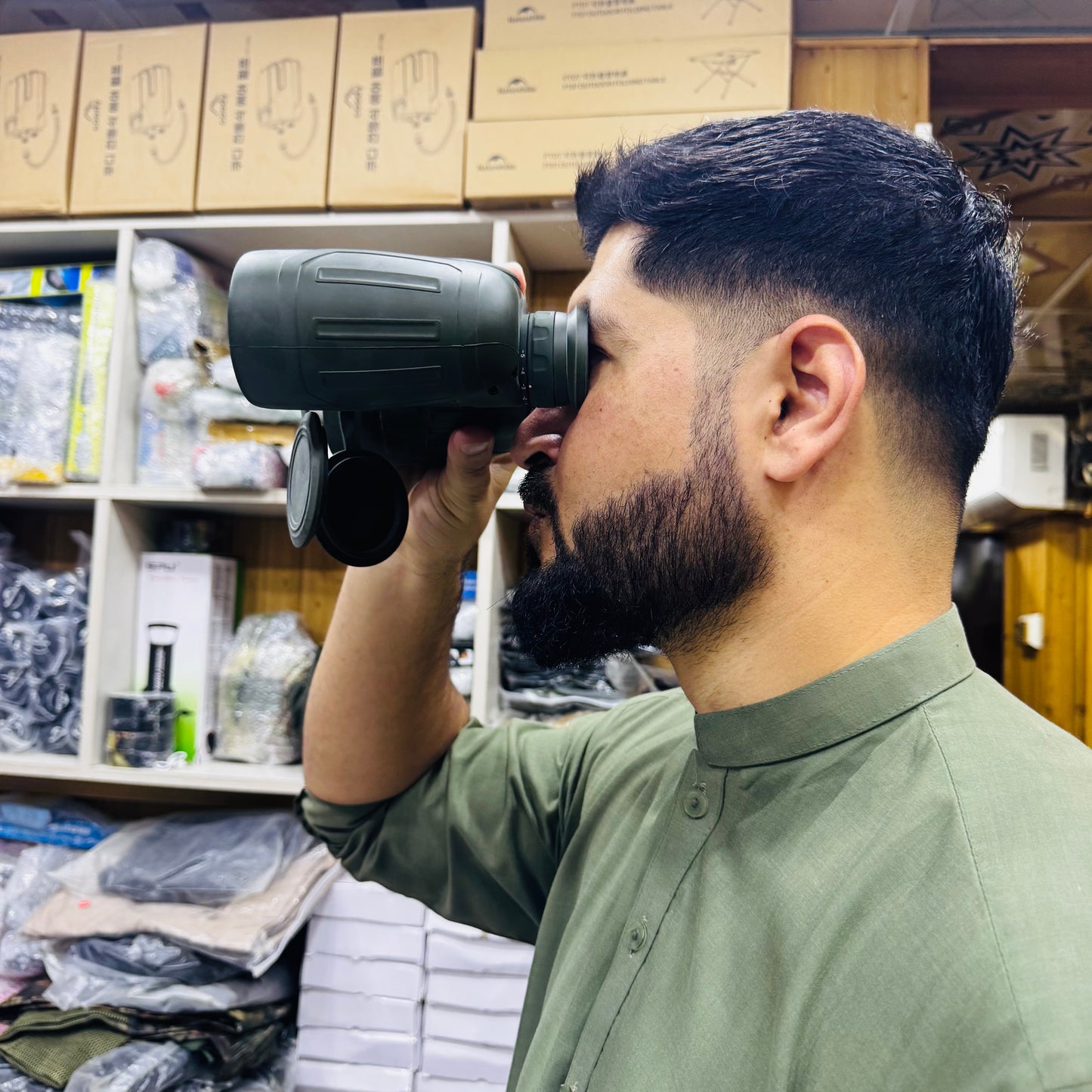 BOSTRON 10x50 Binocular With Compass Commander Race Edition