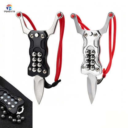 New Multifunctional EDC Hunting Mini Magnetic Slingshot With Ctical Knife