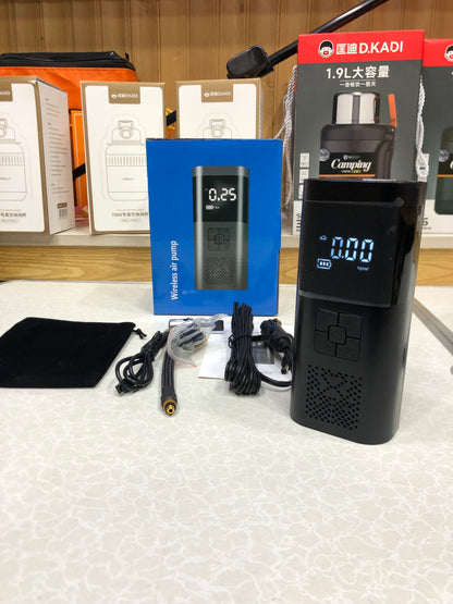 Portable Mini Rechargeable Tire Inflator with LED VC-027