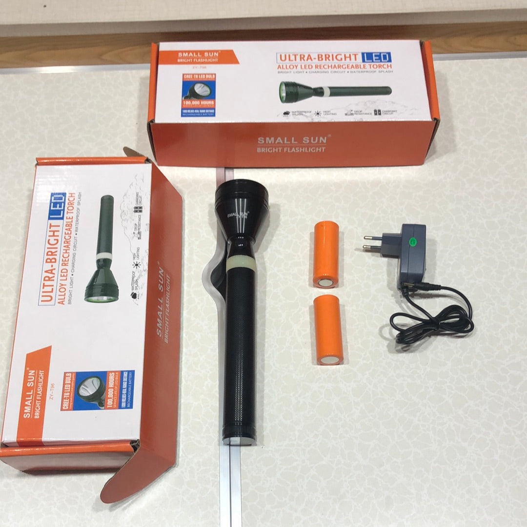 SMALL SUN ZY-T96 Ultra Bright Rechargeable Torch