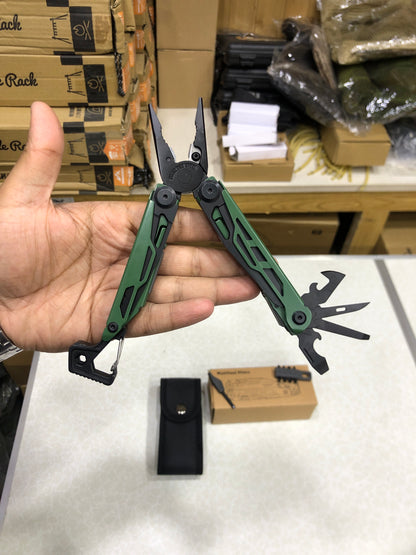 New 16-in-1 Multi-Functional EDC Survival Plier Tool