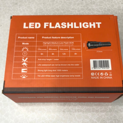 Most Powerful Led Flashlight Super Bright Long Range