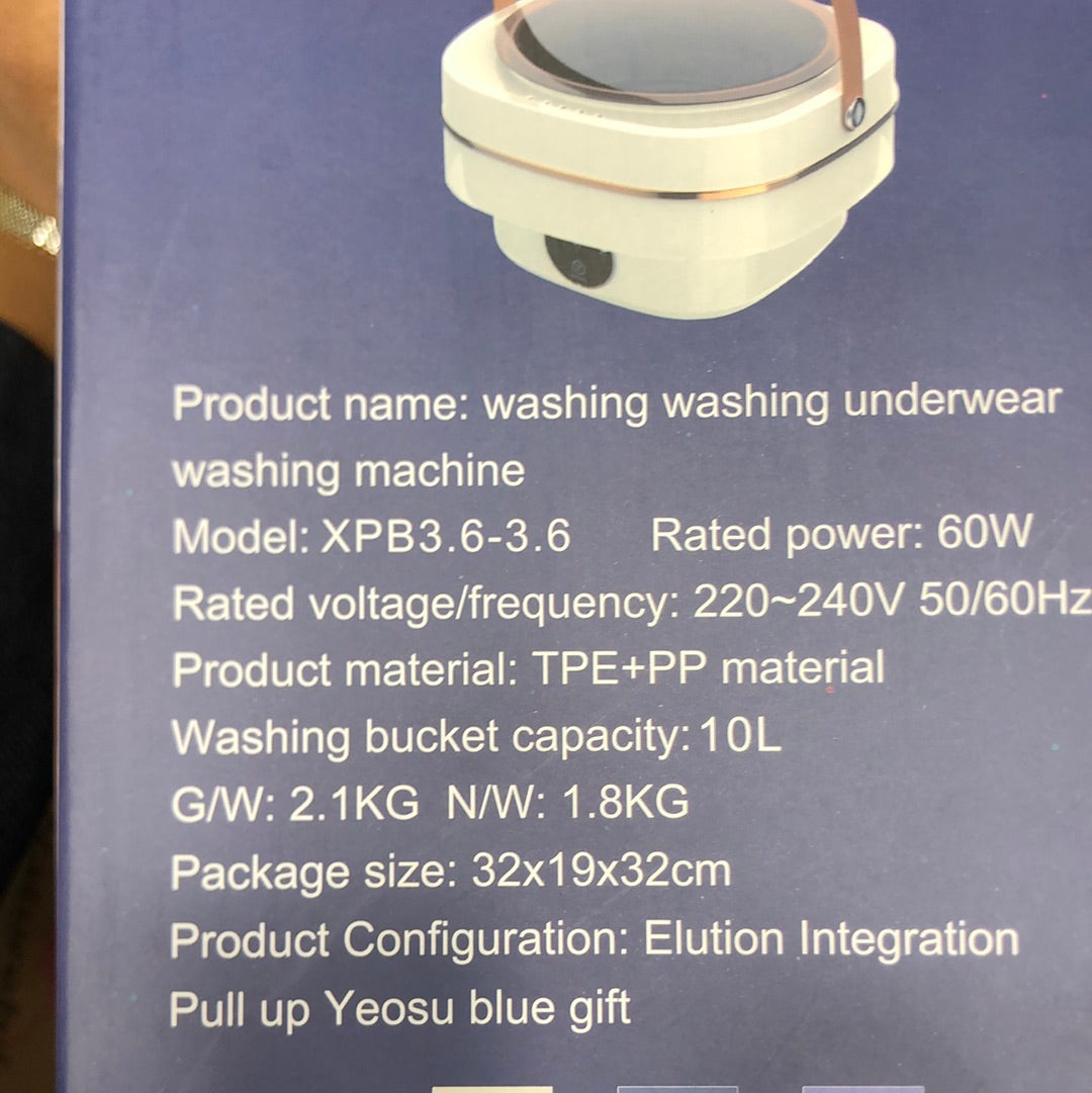 Mini Folding Portable Washing Machines with Centrifuge Dryer