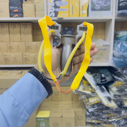 VULCRON PRO Premium Metal High-Strength Dual Rubber Alloy Hunting Slingshot