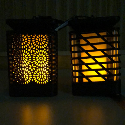 Solar flame Wall Lamp