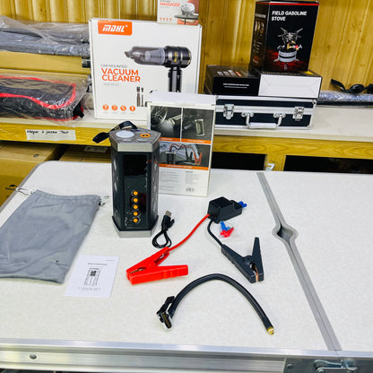 MDHL Multifunctional Car Jump-Starter + Inflator & Power Bank
