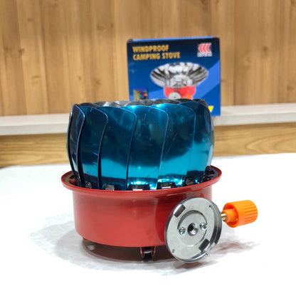 Windproof Portable Camping Stove With Butane Can