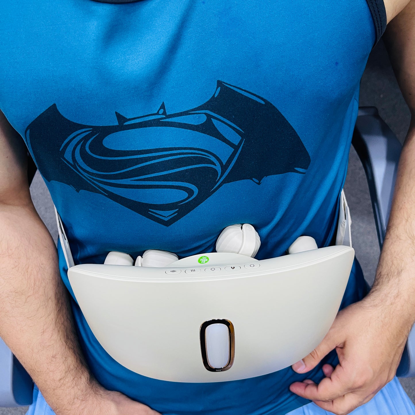 MDHL Electric Abdominal Massager Hot Compress For Belly Fat Reduction YM-Y12