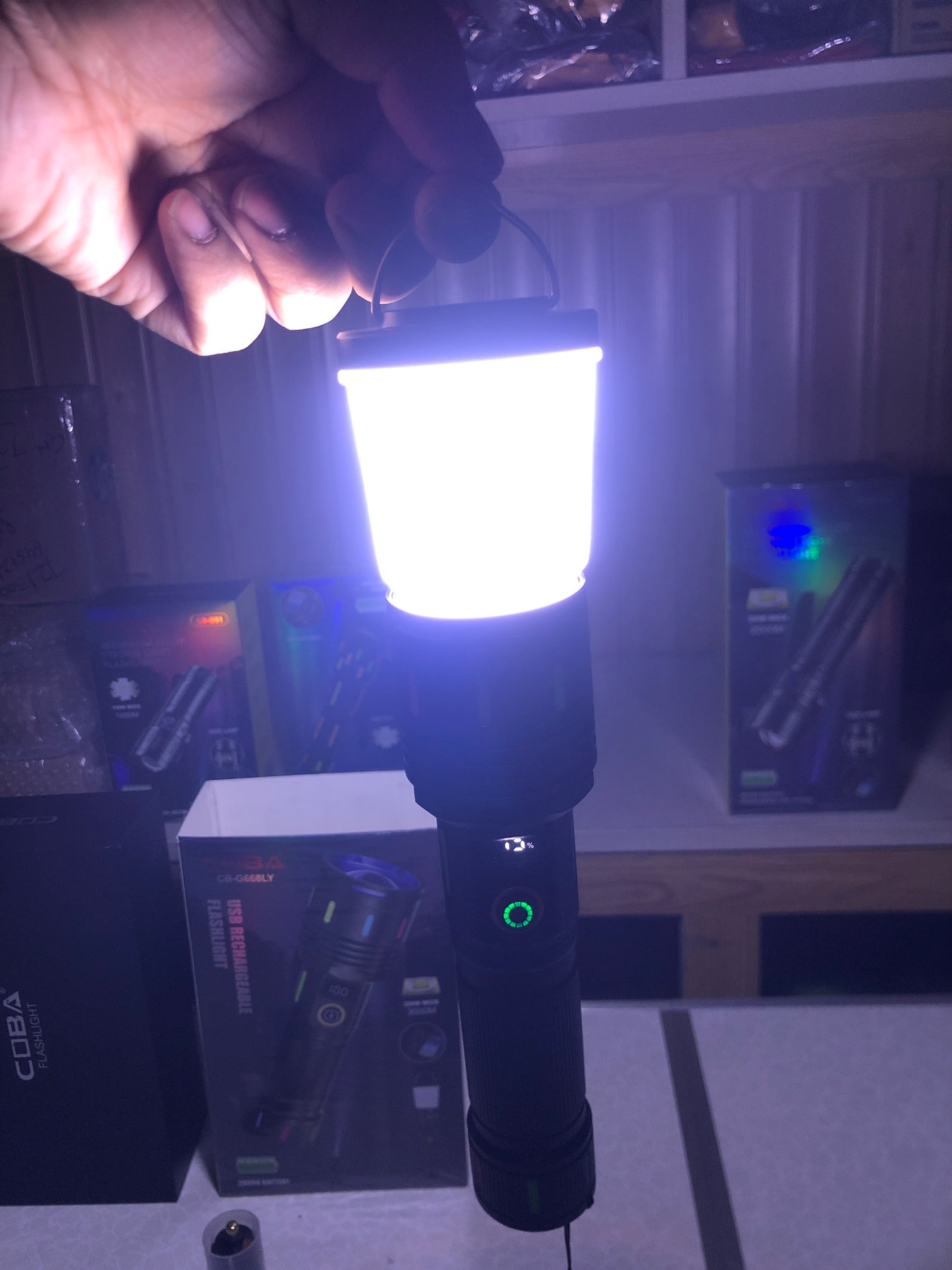 COBA 30w Super Bright  Long Range  Zoom Flashlight  G668 LY