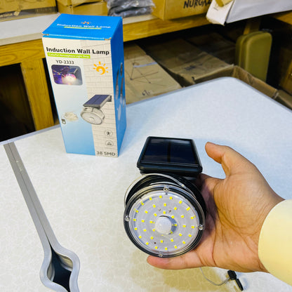 Solar Induction Wall Lamp – 38 SMD + Color Atmosphere Light YD-2333