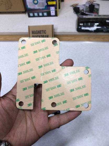 Tactical Magnetic Quickdraw Pistol Loader  Mount With Mag Space