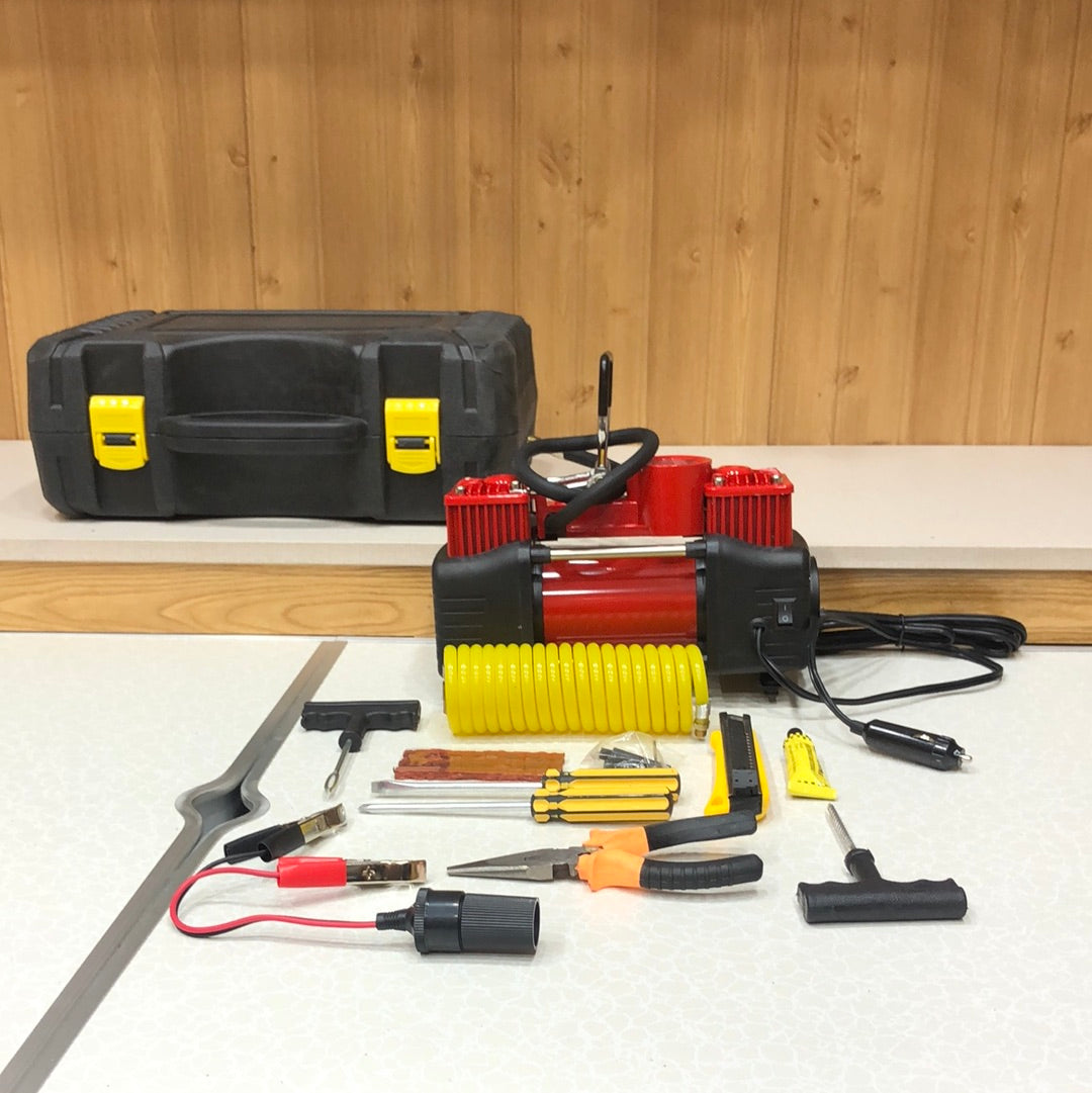 Puncture Box Air Compressor Puncture Tool Kit With Box – Loots.pk
