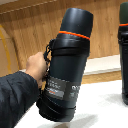 2L Travel Thermos Flask Outdoor Stainless Steel Thermos 12 Hours Working