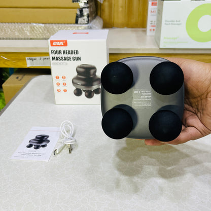 MDHL Four-Headed Deep Tissue Percussion Therapy Body Massager