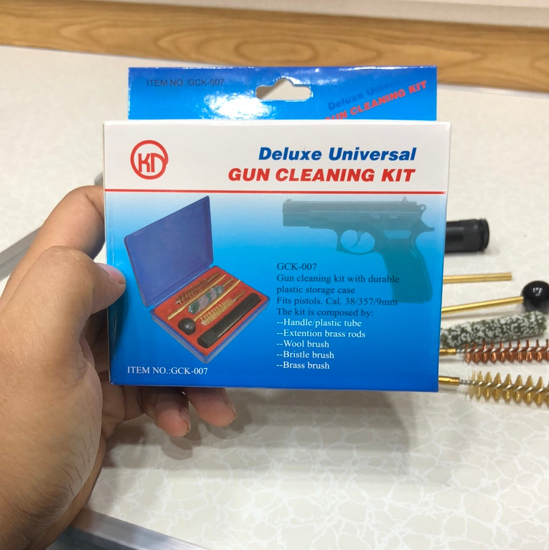 7Pcs/Set Pocket Size Cleaning Kit For Pstol Cal.38/357/9MM