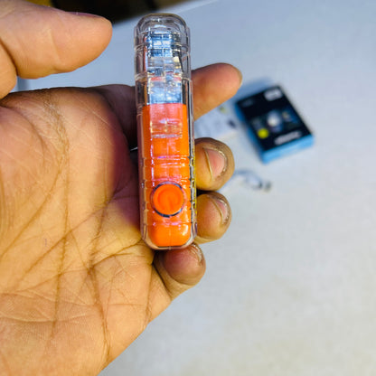 New Transparent Rechargeable COB Lamp + Cigarette Plasma Lighter