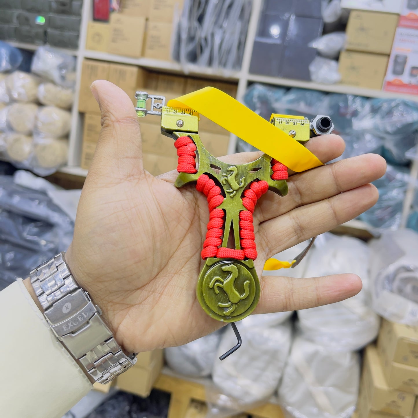 High Power Alloy Slingshot With Magnet