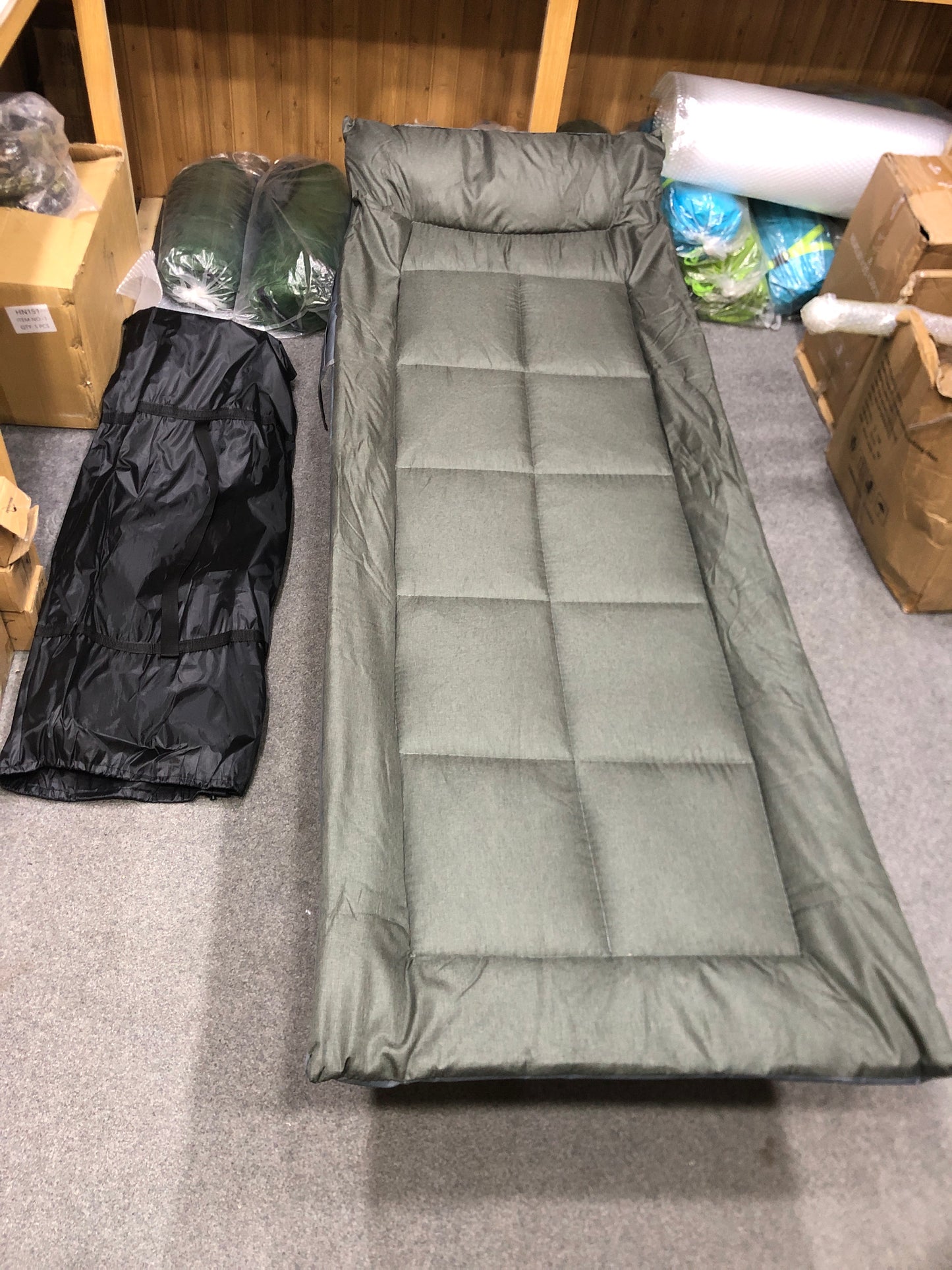 New Aluminum Alloy Beach Folding Camping Bed 300D Foaming