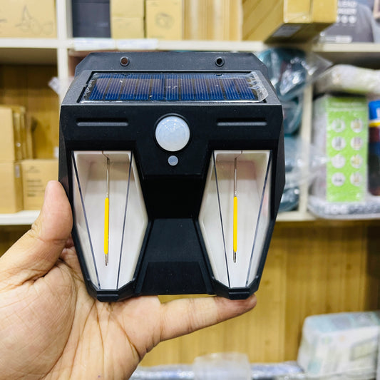 Solar Interaction Double Bulb Wall Lamp – Intelligent Outdoor Decor Lighting SH-688