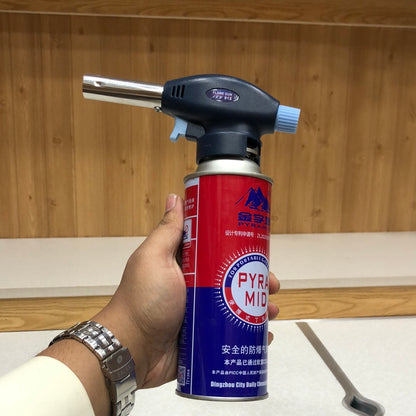 Gas Burner Flame Gun For BBQ & Multipurpose With Butane Can