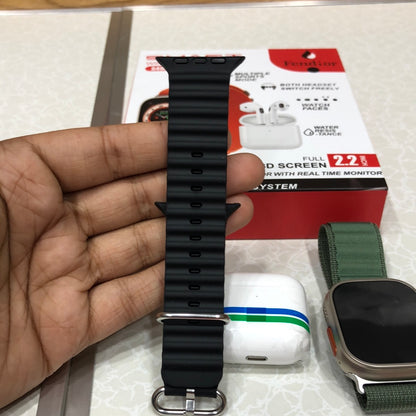 New S40 Pro Max Smart Watch With Earbuds