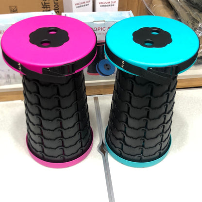 Portable Collapsible Telescopic Stool Foldable Telescopic Stool