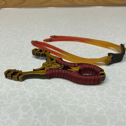 BULL TYPE Metal Powerful Slingshot Red