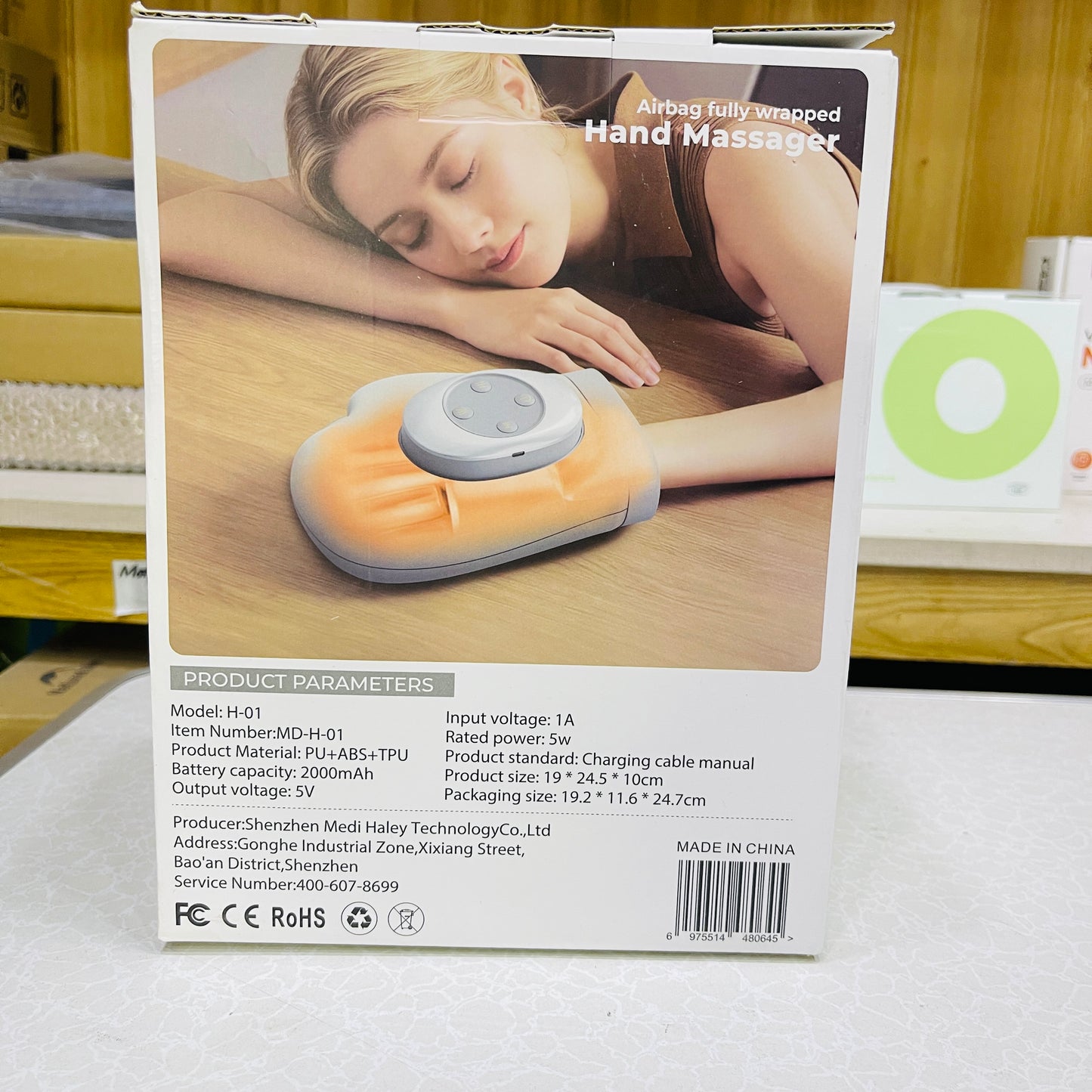 MDHL Smart Hand Massager WIth Fully Wrapped Airbag – Total Hand Wellness MD-H01