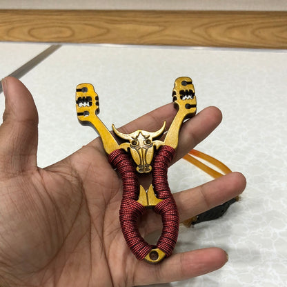 BULL TYPE Metal Powerful Slingshot Red
