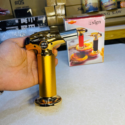 New 1300°c High Flame Premium Refillable Jet Lighter iSign 901