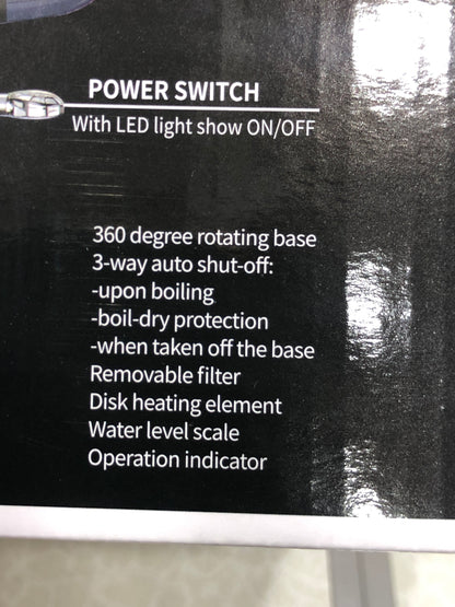 Super Crest 2000W Electric Kettle SCT-4025