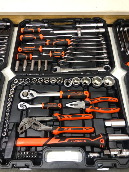KINGSQUEEN 58pcs/76pcs/82pcs Chromium Stainless Steel Tools Sets