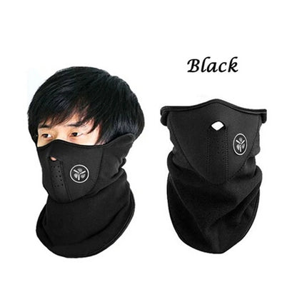 Unisex Motorcycle Warm Mask & Neck Warmer (BLACK)