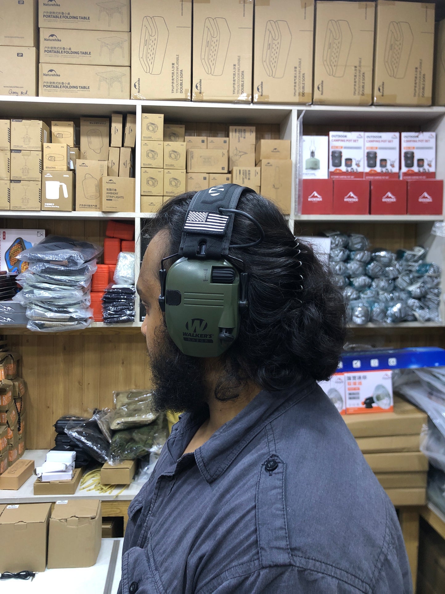 WALKERS Tactical Anti-Noise Earmuff