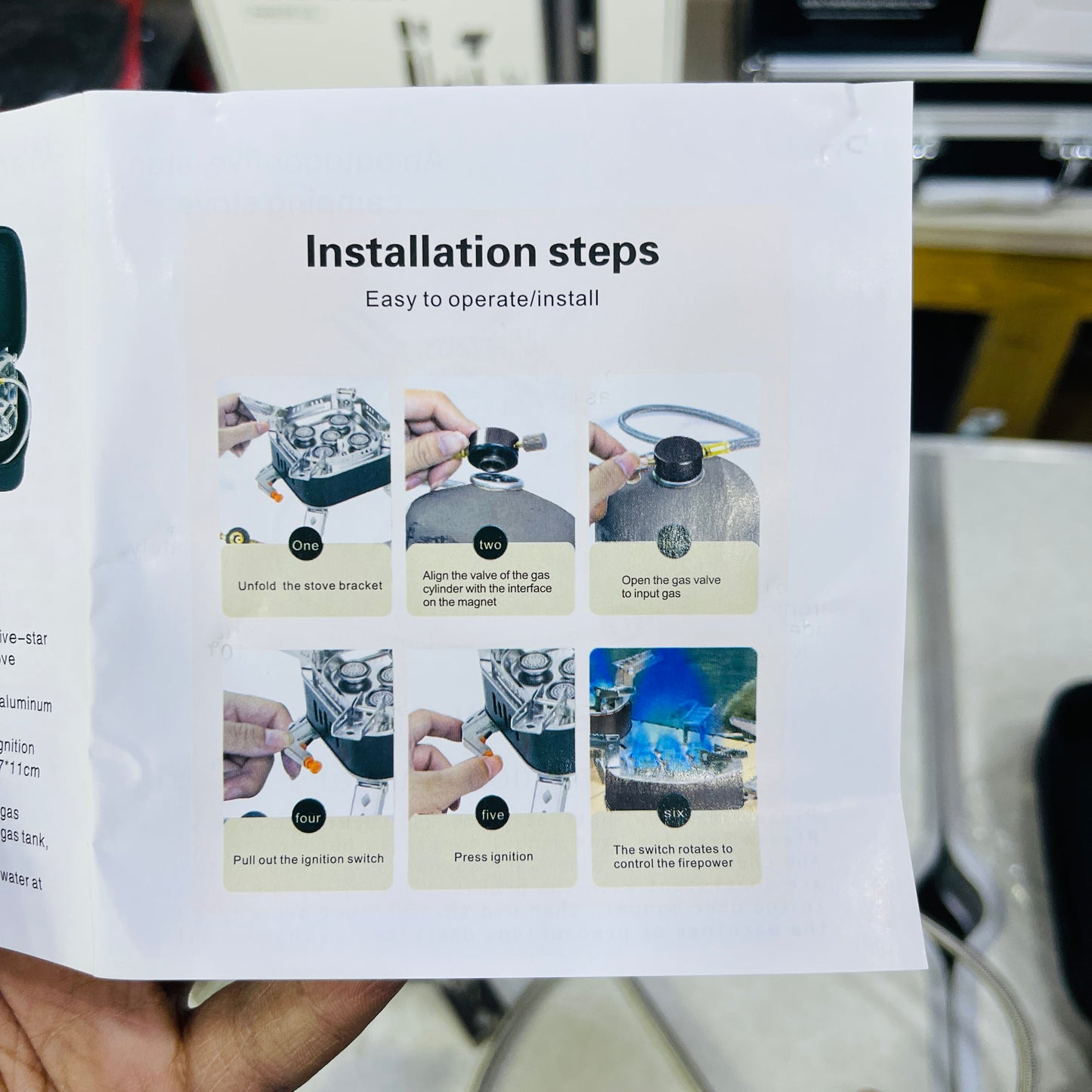 High-Performance 15800W Stainless Steel Outdoor Camping Stove