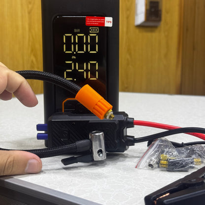 4 in 1 High Capacity Multi Function Portable Car Battery Jump Starter with Air Pump N1