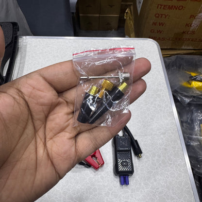 New N3 Portable 4 in 1 Jump Starter With Air Pump PowerBank & Emergency Flashlight