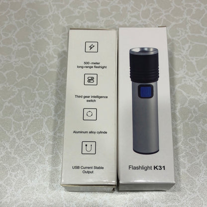 New Multi-function Strong Light Rechargeable K31 Flashlight