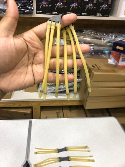 Round High Elasticity Three Point Rubber For Slingshot