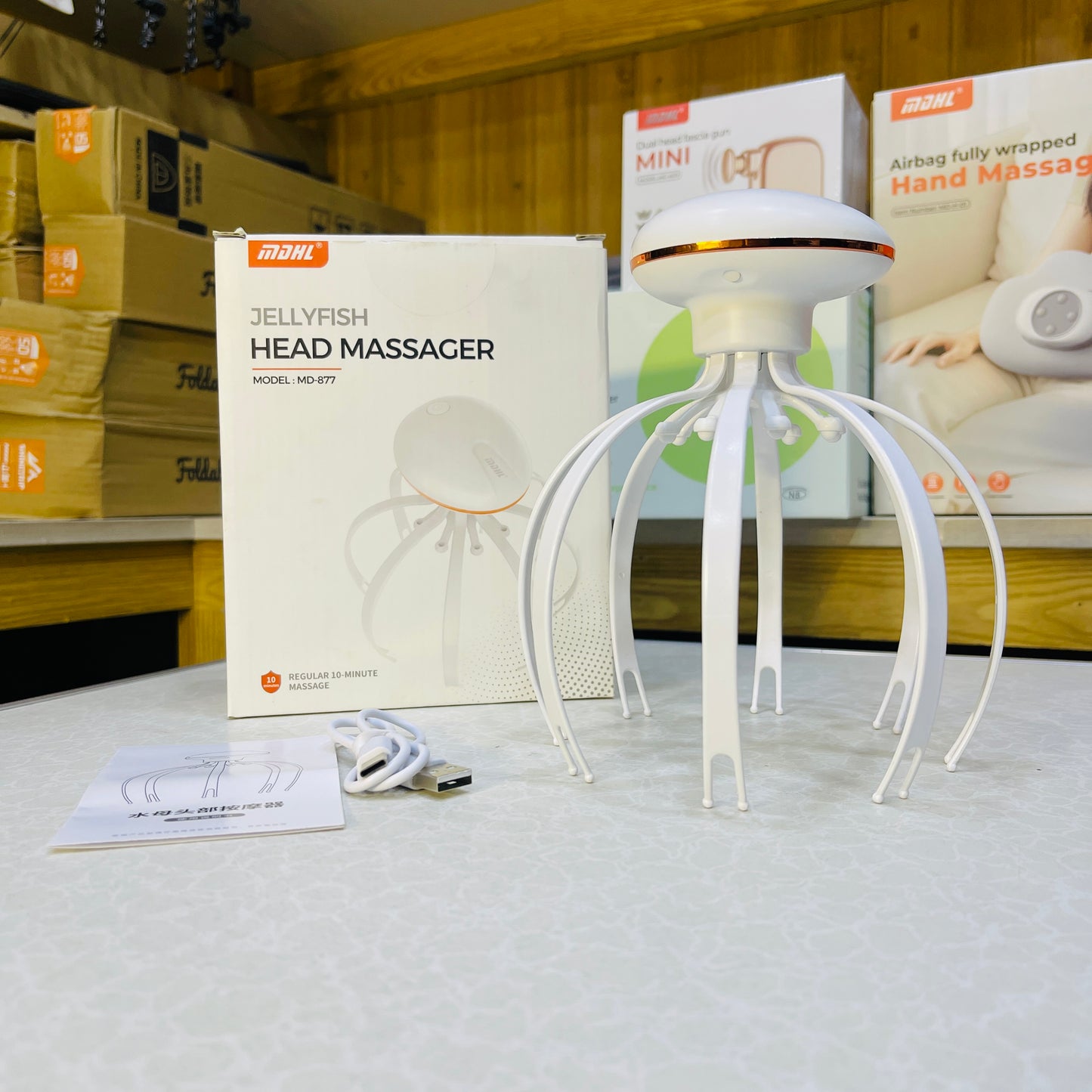 MDHL High Performance Octopus Head Massager