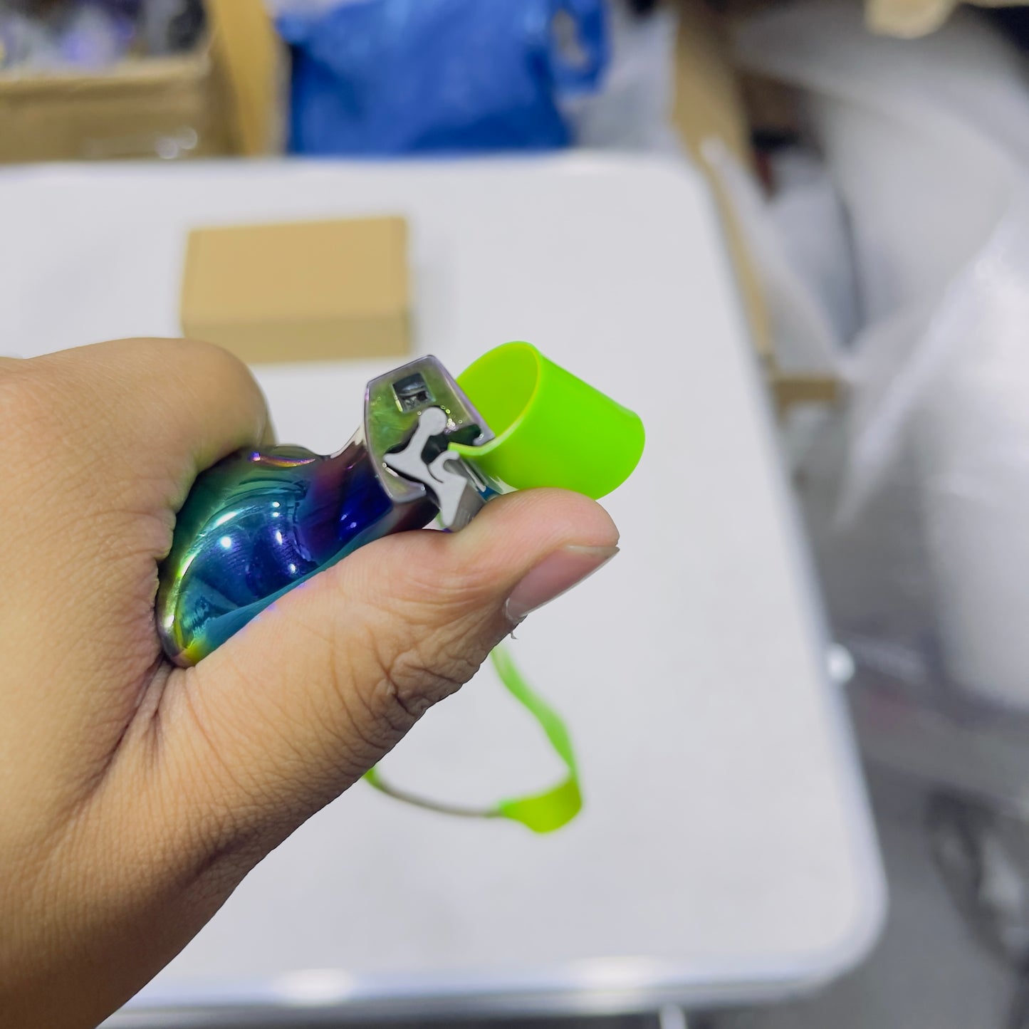 Hunting Colorful Heavy-Duty Full Metal Dragon Eye Slingshot With Ball Storage Design