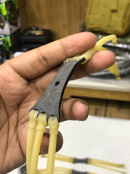 Round High Elasticity Three Point Rubber For Slingshot