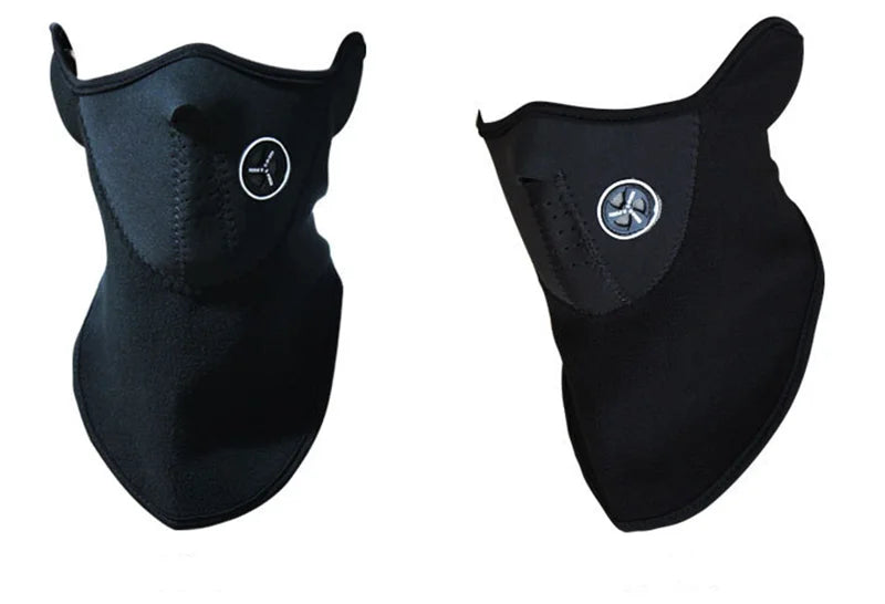 Unisex Motorcycle Warm Mask & Neck Warmer (BLACK)