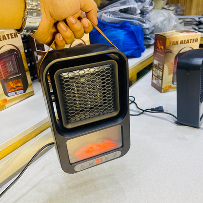 600W Ceramic Compact Electric Desktop Fan Heater 220V