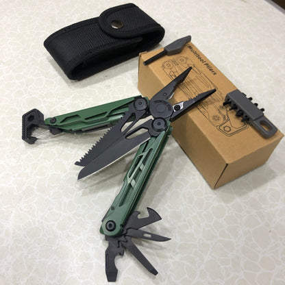 New 16-in-1 Multi-Functional EDC Survival Plier Tool