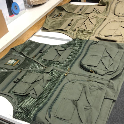 Tactical Men's Military Mesh Multi Pocket Summer Vest