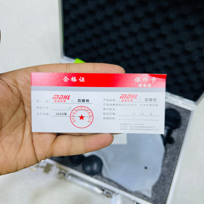 MDHL 6 Head Professional Muscle Massage Gun With Premium Suitcase