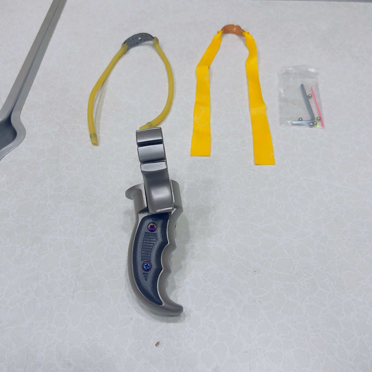 VULCRON PRO Premium Metal High-Strength Dual Rubber Alloy Hunting Slingshot