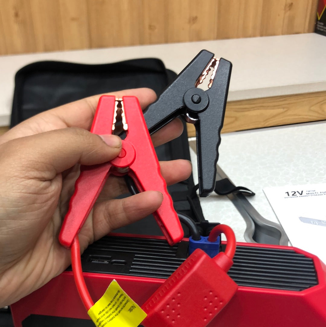 New 4-in-1 High Power Jump Starter,  Air Compressor, Power Bank